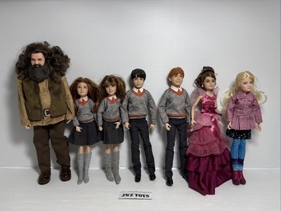 7x Harry Potter Wizarding World Puppen Figuren Mattel Yule Ball, Harry, Ron - 577