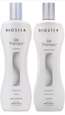 Image of Biosilk Silk Therapy Duo Set Shampoo and Conditioner 12 Oz