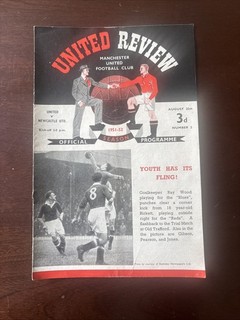 Manchester United v Newcastle 51/2 Programme