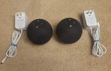 Lot Of 2 Amazon Echo Dot (4th Gen.) Smart Speaker - Charcoal