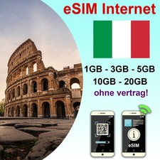 eSIM Italien &ndash; Nur Internet, Keine physische SIM | Travel Sim