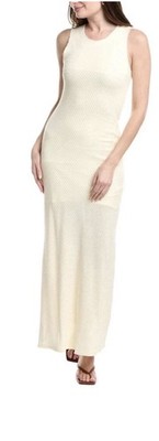 rag & bone Carine Texture Sleeveless Knit Maxi Dress Cream New W/O Tags Size- Sm