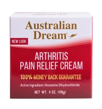 Australian Dream Arthritis Pain Relief Cream 4 oz. (119g) Exp 05/2027
