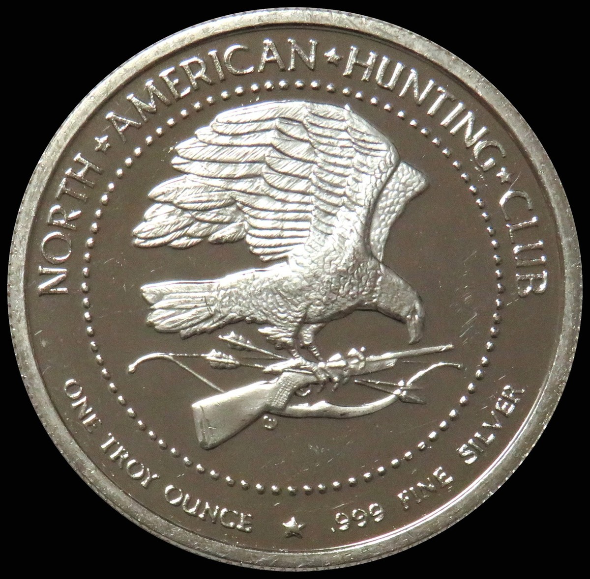 SILVER NORTH AMERICAN HUNTING CLUB BIG GAME SUPER SLAM 1 OZ ROUND