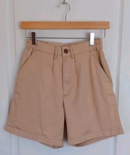 VINTAGE KAHALA SPORTSWEAR BOYS/YOUTH SIZE 4 KHAKI SHORTS MADE IN FIJI