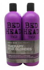 Image of Tigi Duo Pack Bed Head Dumb Blonde 750ml Shampoo + 750ml Conditioner