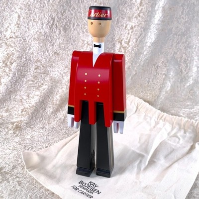 Cartier x Kay Bojesen 2020 Xmas Bellboy Wood Puppet Doll Rare VIP