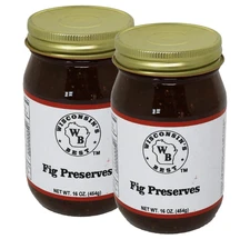 Wisconsin's Best - Fig Preserves – 2 Pack (16 oz. Each)