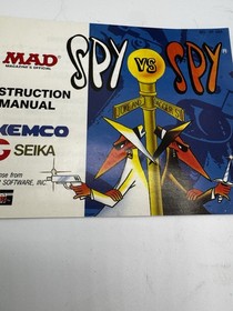 Spy vs Spy Nintendo Entertainment System, 1988 Nes Game Complete box Good Con A9