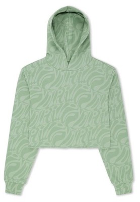 RIPNDIP Wilshire Cropped Hoodie (PINE) REFB30B4