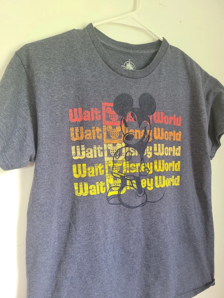 Disney Youth Boy's Blue Walt Disney World T-Shirt Sz Large / Unisex / Kids 10-12 - Image 2 of 4