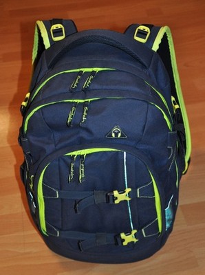 Satch Pack Schulrucksack, Rucksack, Toxic Yellow, 30 Liter