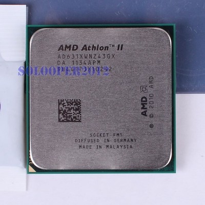     Athlon II X4 631 2.6 GHz Quad-Core FM1 AD631XWNZ43GX CPU #lk