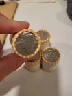5 Rolls 2024-P (100 BU Coins) Kennedy Half Dollar Rolls Unsearched