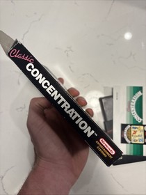 Classic Concentration Nintendo NES 1990 Edition Complete In Box with Manual