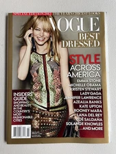 Vogue Best Dressed Special Edition Magazine 2012 Emma Stone Cover Fashion