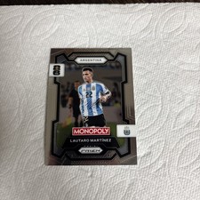 2026 Panini Prizm Monopoly FIFA World Cup Lautaro Martinez Card #2 Argentina