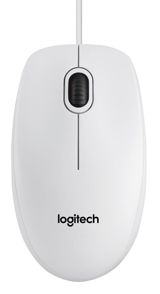 Logitech 910-003360 808048 B100 Corded Mouse White B120, Ambidextrous, Optic ~E~-image
