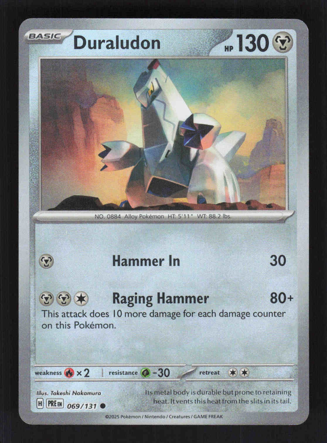 Duraludon (Poke Ball Pattern) Common SV: Prismatic Evolutions 069/131 NM