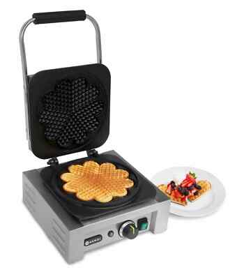 Hendi Waffel-Eisen Herz Waffel-Maker Waffle-Maker aus Edelstahl NEU