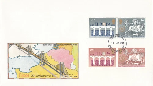 EUROPA GB Philart FDC Folkestone 1984 (136036)