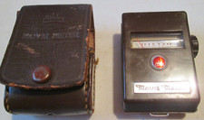 Vintage Movie Meter Walz Preset M-1 Exposure Meter Made in Japan With Case R270