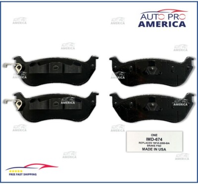 Rear Ceramic Brake Pads Kit 1996-2002 Ford Crown Victoria Lincoln
