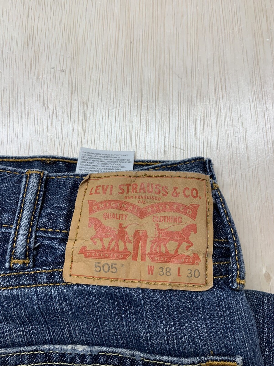 リーバイス 505 USA製 36×30 濃紺 Preowned Levi Strauss Levi's Men's Size 36 X 30 505 Denim
