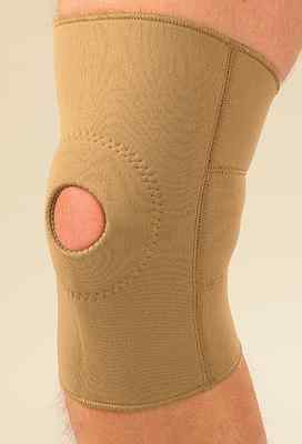 Centron Elastic Neoprene Open-Patella Knee Stabilizer Support HIK09ABN 4 sizes