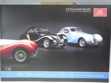 (SB-87) CMC Katalog Talbot Lago Coupé Brochure Prospekt, 4 Seiten, TOP