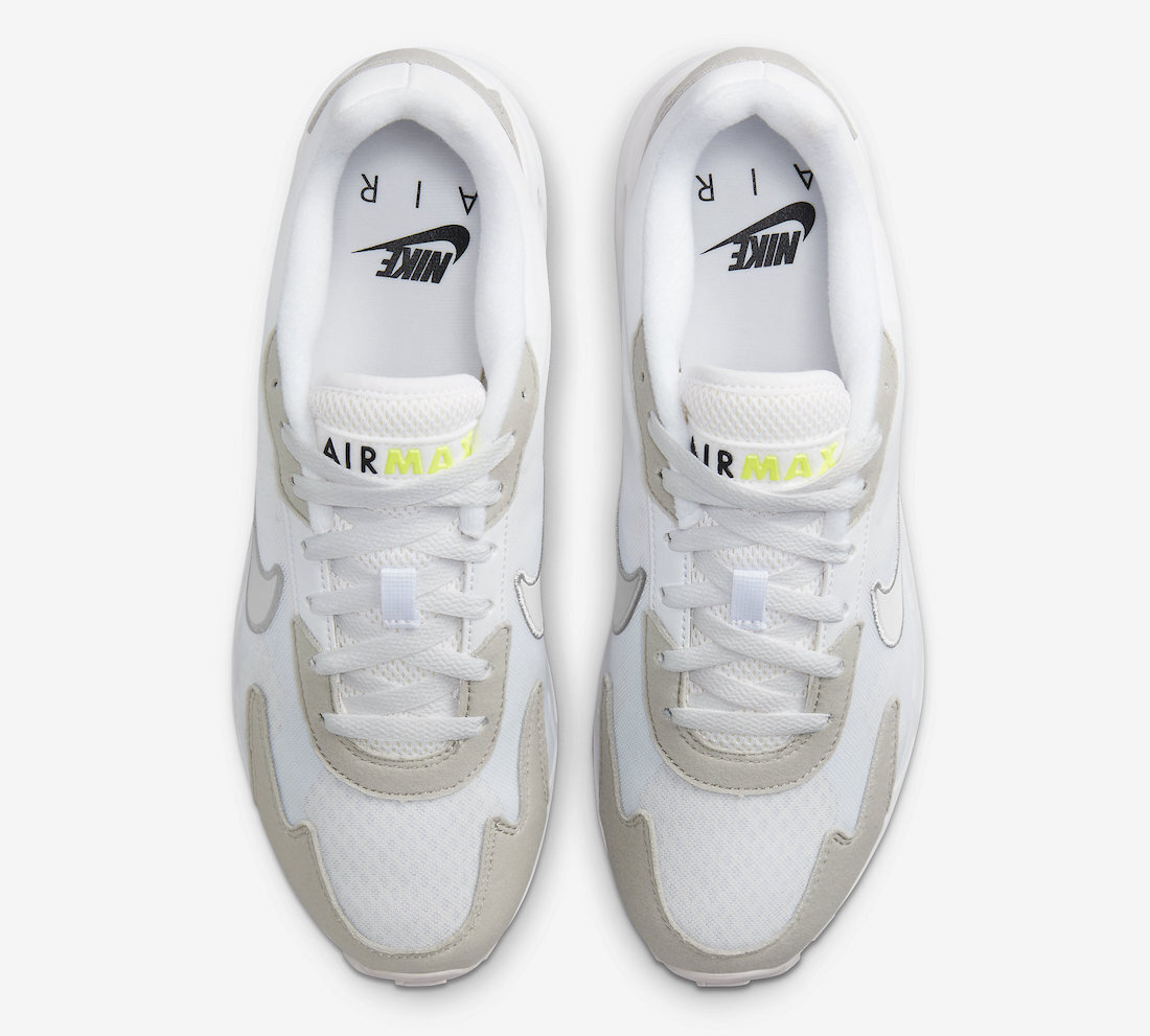 Nike Air Max Solo DX3666-003 Men's Gray Volt White Leather