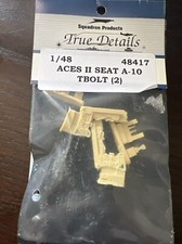 1/48 True Details - 48417 A-10 Thunderbolt Aces II Ejection Seats - Made in USA