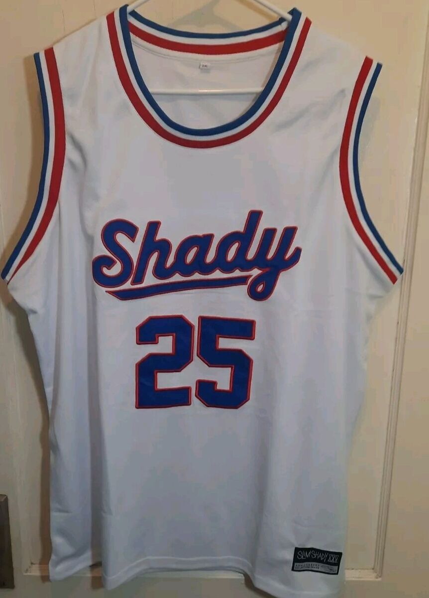 EMINEM Slim Shady Lp 25th Anniversary Basketball Jersey 2XL EMINEM Slim Shady Lp 25th Anniversary Basketball Jersey 2XL