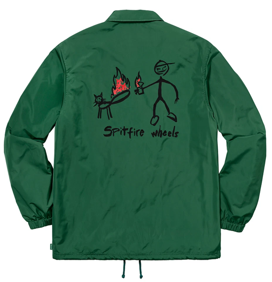 NEW SUPREME®/SPITFIRE® COACHES JACKET OLIVE M - Image 3 of 3