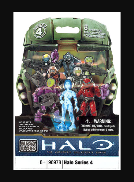 Mega Bloks Halo - Series 4 - purple UNSC EVA SPARTAN - new in