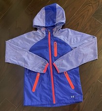 Under Armour Storm Forefront Women's Smal All Season Jacket Blue Full Zip