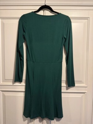 Ladies dark green Baukjen fitted stretch dress Size 6 8 NEW | eBay UK