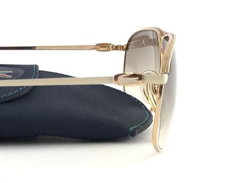 VINTAGE LACOSTE 181 BEIGE & WHITE GRADIENT LENSES SUNGLASSES MADE IN FRANCE - Picture 4 of 9