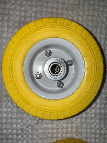 Gorilla Replacement Tire 6 Inch Heavy Duty Ball Bearing 1/2 Bore Set Of 2 - Picture 3 of 3