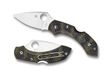 Spyderco DRAGONFLY 2 Pocket Knife Zome Green FRN Handle C28ZFPGR2 Plain Edge