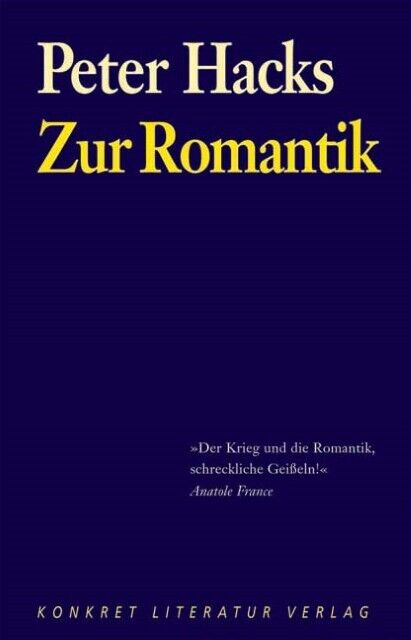 Thumbnail - Zur Romantik Peter Hacks