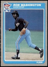 Ron Washington #292 1985 Fleer