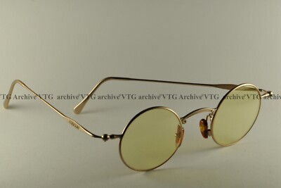 Occhiali Vintage CONCERT pantos round yellow lenses occhiali da