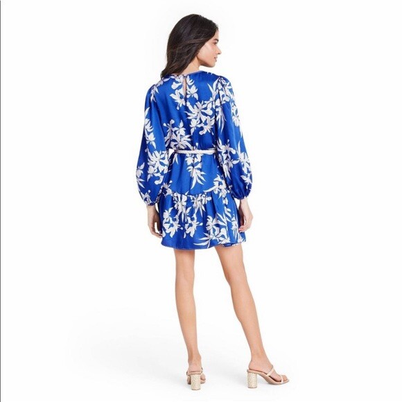Alexis For Target Floral Blue Dress Gem