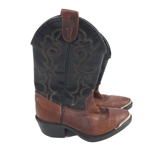 Thursday Boot Co. Men’s Captain Lace-Up Two Toned Black/Brown Boot NWOT -10 Laredo Snip Toe Antique Tattoo Boot 6 (36.5) | Mercari main image 4