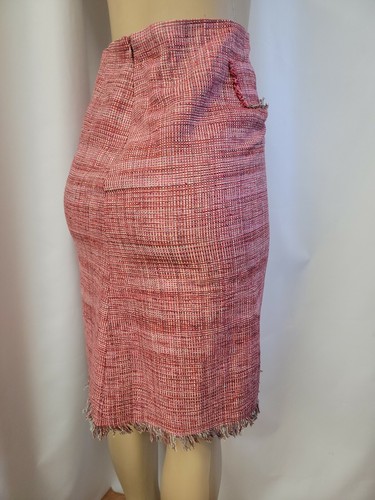 Gonna a penna Calypso By Christiane Celle twees colorata rosa taglia S #CB6 - Foto 6 di 9