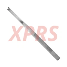 Rish Osteotome, 7", Straight, Single Guarded, 6 mm wide Tip, Premium German St.