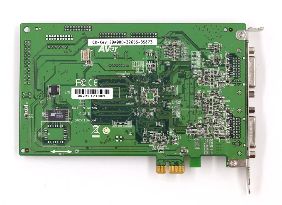 AverMedia C136-D Dual-Port DVI 16-Channel PCIe Video Capture Card Tested Working - Image 3 of 4