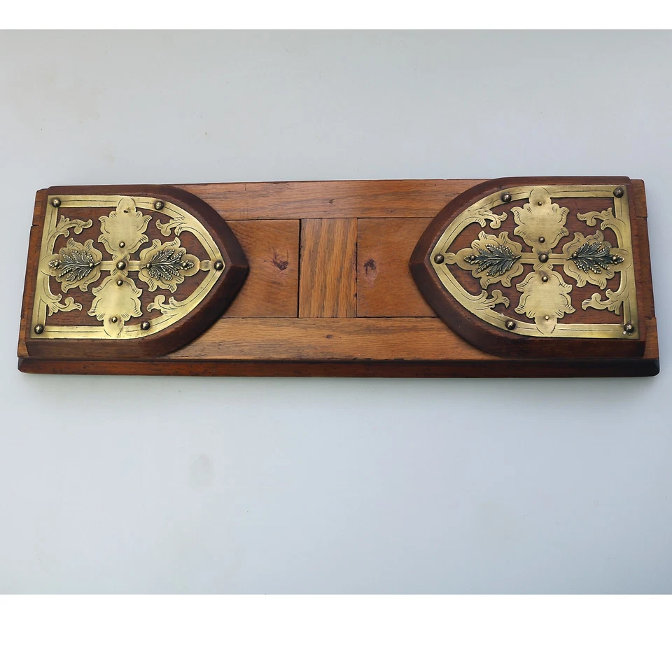 A substantial double opening antique Gothic desktop sliding Book Stand C.19thC — 第 4/4 张图片