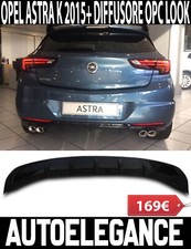 Opel Astra K 2015-2018 Diffusor Hinten ABS Schwarz Look OPC Unten Stoßstange